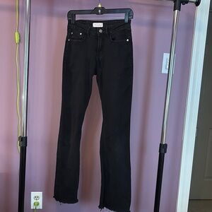 Red Bottom Women's Black Straight Leg Jeans
